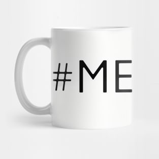 hashtag metoo - gender symbols - black Mug